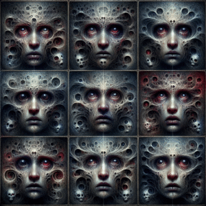 Whispers of the Abyss: Haunted Portraits